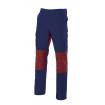 Pantalón con refuerzo azul y granate Velilla