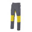 Pantalón con refuerzo gris y amarillo Velilla