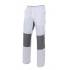 Pantalón con refuerzo gris oscuro y blanco Velilla