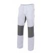 Pantalón con refuerzo gris oscuro y blanco Velilla