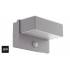 Lámpara de pared AZZINANO acero galvanizado con sensor