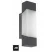 Lámpara de pared GORZANO LED acero galvanizado