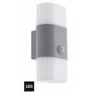 Lámpara de pared FAVRIA 1 LED aluminio con sensor