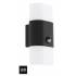 Lámpara de pared FAVRIA 1 LED aluminio con sensor