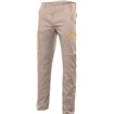 Pantalon elástico beige y amarillo Velilla