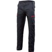 Pantalon elástico negro y rojo Velilla