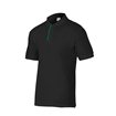 Camiseta contraste negro y verde Velilla