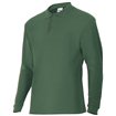 Camiseta de manga larga color contraste en verde Velilla