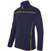 Chaqueta polar bicolor azul marino y amarillo Velilla