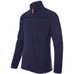 Chaqueta polar bicolor azul marino y verde oscuro Velilla