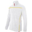 Chaqueta polar bicolor blanco y amarillo Velilla