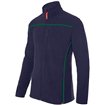 Chaqueta polar bicolor azul marino y verde  Velilla