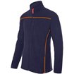 Chaqueta polar bicolor azul marino y naranja Velilla