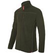 Chaqueta polar bicolor verde oscuro y gris Velilla