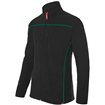 Chaqueta polar bicolor negro y verde Velilla