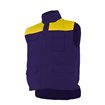 Chaleco acolchado azul y amarillo Velilla
