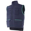 Chaleco multibolsillos azul marino y azul celeste Velilla