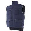 Chaleco multibolsillos azul y gris Velilla