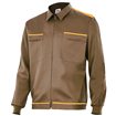 Chaqueta vértice beige y amarillo Velilla