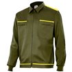 Chaqueta vértice verde oscuro y amarillo  Velilla