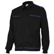 Chaqueta vértice negro y azul eléctrico  Velilla