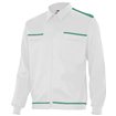 Chaqueta vértice blanco y verde Velilla