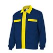Chaqueta bicolor azul y amarillo flúor Velilla