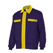 Chaqueta bicolor azul marino y amarillo Velilla