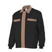 Chaqueta bicolor negro y beige  Velilla