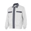 Chaqueta bicolor blanco y gris  Velilla