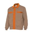 Chaqueta bicolor beige y naranja Velilla