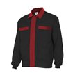 Chaqueta bicolor negro y granate Velilla