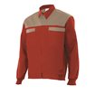 Chaqueta reforzada rojo y beige Velilla