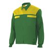 Chaqueta reforzada verde y amarillo Velilla