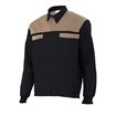 Chaqueta reforzada negro y beige Velilla