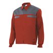 Chaqueta reforzada rojo y gris Velilla