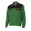 Chaqueta reforzada verde y negro Velilla