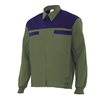 Chaqueta reforzada verde oscuro y azul marino Velilla