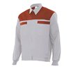 Chaqueta reforzada blanco y rojo Velilla