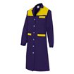 Bata para mujer azul marino y amarillo Velilla