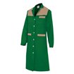Bata para mujer verde y beige Velilla