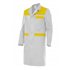 Bata para hombre blanco y amarillo  Velilla