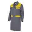 Bata para hombre gris y amarillo  Velilla
