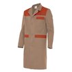 Bata para hombre beige y naranja Velilla