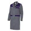 Bata para hombre gris y azul marino Velilla