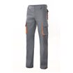 Pantalón elástico con forro gris y naranja Velilla
