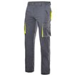 Pantalón dos colores con forro de algodón gris y amarillo Velilla