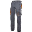 Pantalón dos colores con forro de algodón gris y naranja Velilla