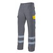 Pantalón con cintas reflectante gris y amarillo Velilla