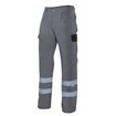 Pantalón con cintas reflectante gris y negro Velilla